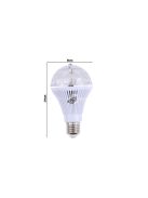 Színes LED izzó forgó E27 diszkógömb