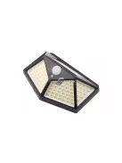 Napelemes lámpa 100 LED-del és alkonyat érzékelővel