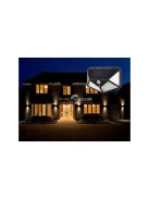 Napelemes lámpa 100 LED-del és alkonyat érzékelővel