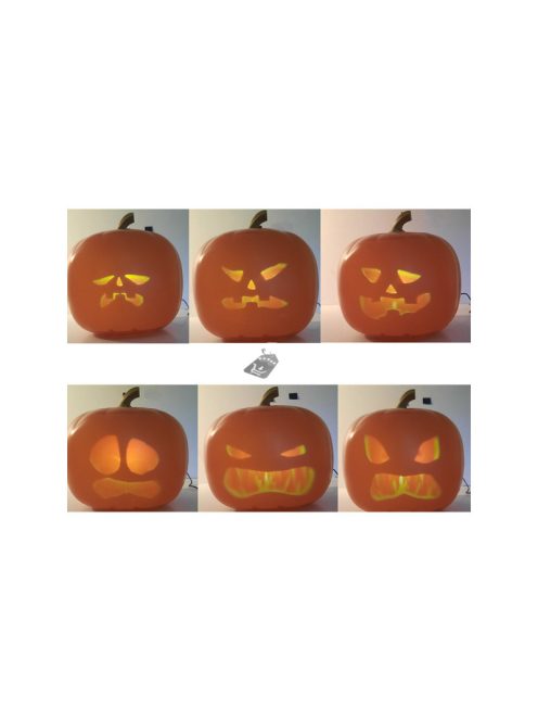 Sütőtök animációs vetítő halloween éjszakai fény