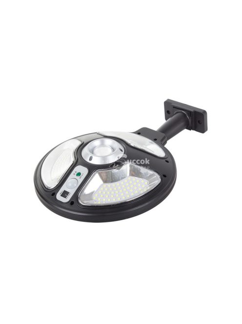 Napenergiával működő lámpa 150 LED-del és alkonyat érzékelővel