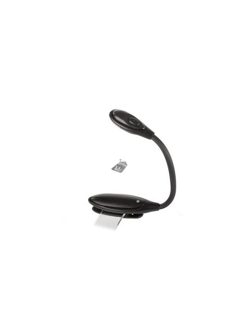 Flexibilis LED könyv olvasó lámpa klipsszel