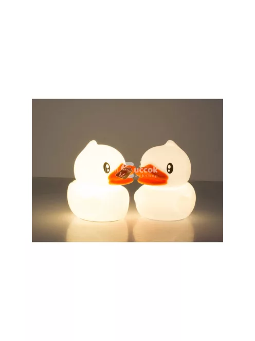 Gyermek éjjeli lámpa LED kacsa RGB érintés USB-alátámasztással