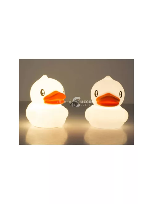 Gyermek éjjeli lámpa LED kacsa RGB érintés USB-alátámasztással