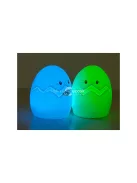 Gyerek éjjeli lámpa LED tojás RGB távirányítóval és USB csatlakozóval