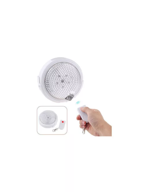 Érintésérzékeny lámpa 5 LED-del távirányítóval és elemekkel