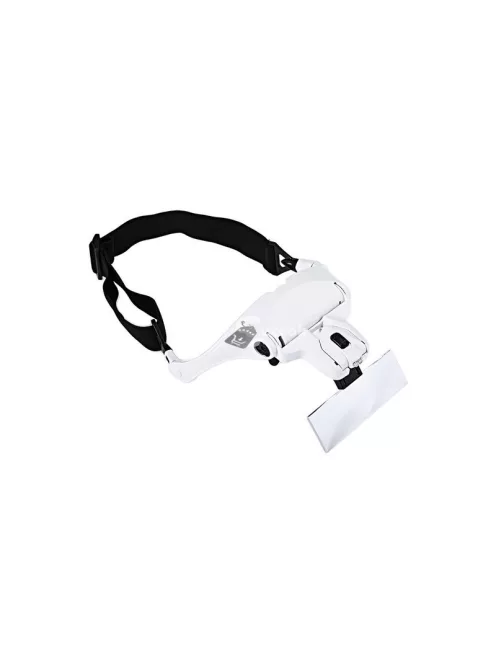 Fejlámpa 2 LED-del 3,5x nagyításban