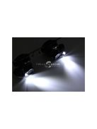 Férfi karóra kék számlappal és LED világítással, 20x nagyítással, 15mm átmérővel.