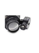 Férfi karóra kék számlappal és LED világítással, 20x nagyítással, 15mm átmérővel.