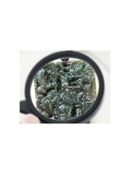 Összecsukható nagyító üveg zsebméretű tokkal és nyakpánttal