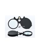 Összecsukható nagyító üveg zsebméretű tokkal és nyakpánttal