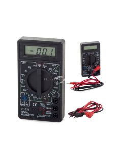   Digitális multiméter teszter LCD kijelzővel - mérőműszer, feszültségmérő, árammérő, ellenállásmérő