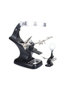   LED Nagyító Fénykézéshez 10 LED-del és 3x, 4.5x Nagyítással