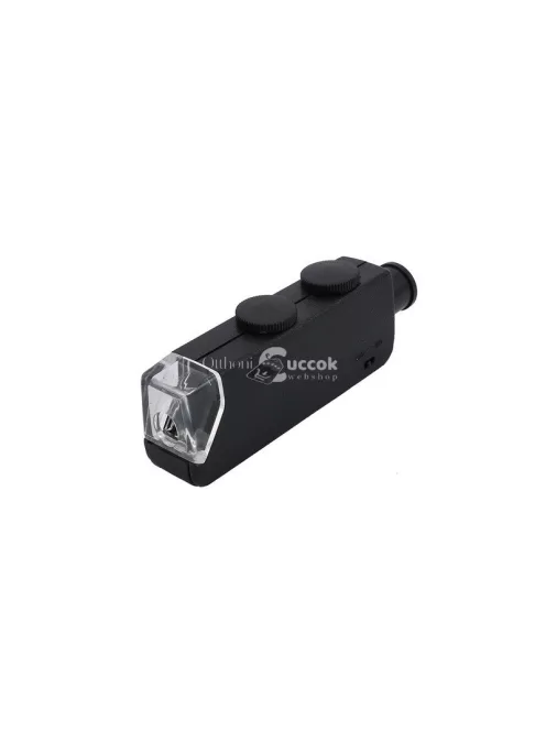 Ezüst jubileumi luxus mikroszkóp 60x 100x LED zoom fókuszáltítással