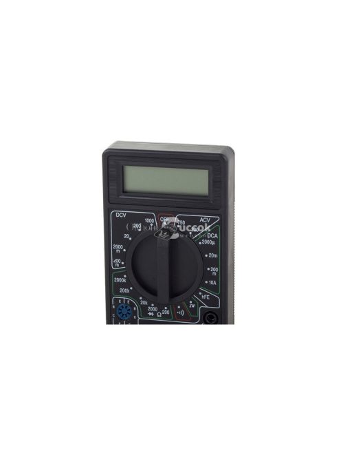 Digitális multiméter teszter LCD kijelzővel - mérőműszer, feszültségmérő, árammérő, ellenállásmérő