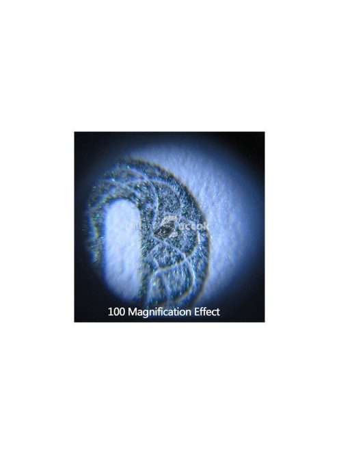 Ékszerész nagyító mikroszkóp 100x LED profi