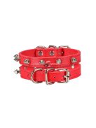 Tüskés kutya nyakörv öko bőr állítható méretben