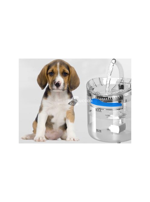 Automatikus itató macska kutya csendes tál itató - Háziállat itató automata - Kutyáknak és macskáknak - Csendes működés