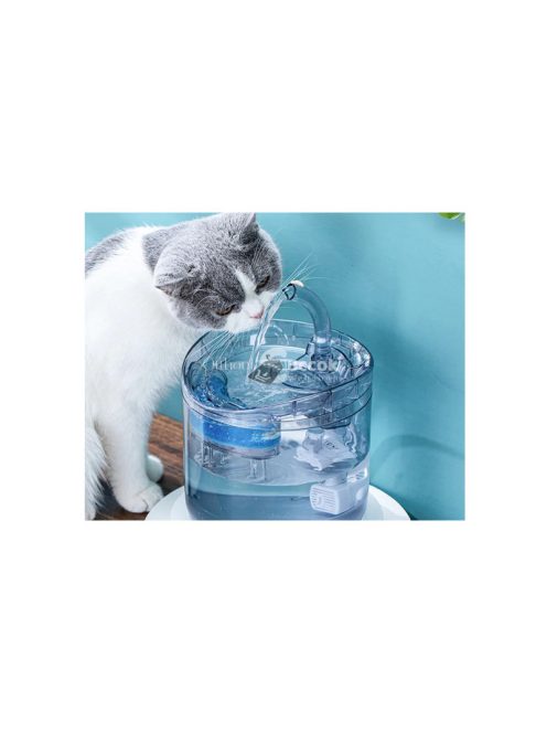 Automatikus itató macska kutya csendes tál itató - Háziállat itató automata - Kutyáknak és macskáknak - Csendes működés
