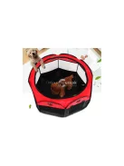 Könnyű, összecsukható kutyafogó, macska ketrec, nagy méretű alom, kennel.