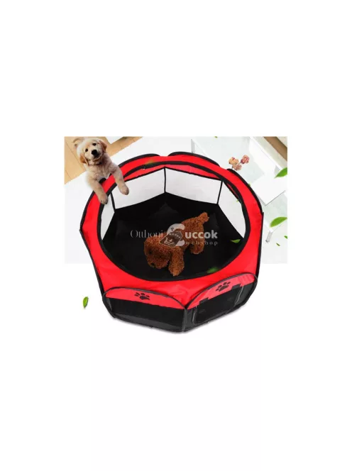 Könnyű, összecsukható kutyafogó, macska ketrec, nagy méretű alom, kennel.