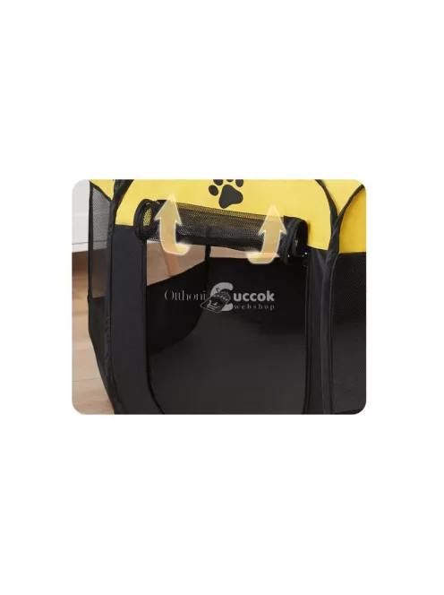 Könnyű, összecsukható kutyafogó, macska ketrec, nagy méretű alom, kennel.