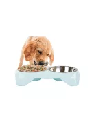 Fém kétállásos kutyás doboz 350ml x 2