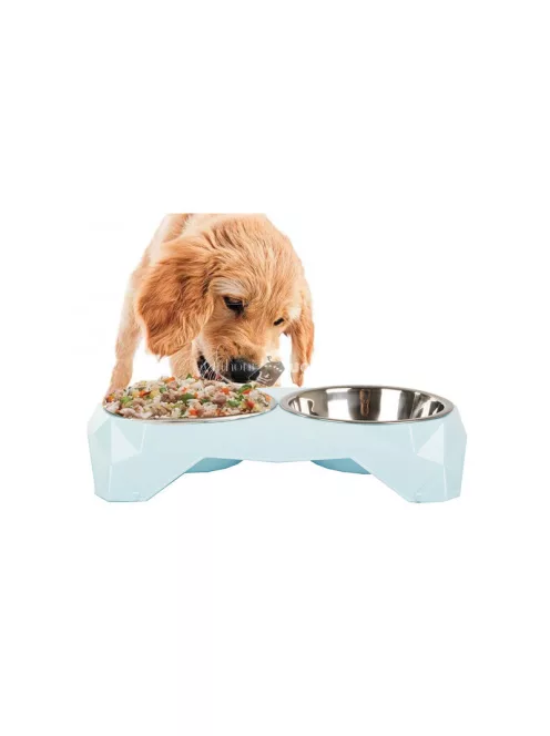 Fém kétállásos kutyás doboz 350ml x 2