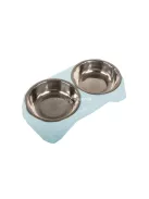 Fém kétállásos kutyás doboz 350ml x 2