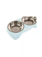 Fém kétállásos kutyás doboz 350ml x 2