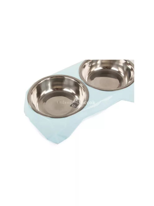 Fém kétállásos kutyás doboz 350ml x 2