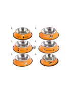 Fém csúszásmentes kutya tál 500ml