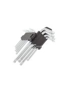 Hatlapkulcsok 1,5-10 9 darabos torx készlet