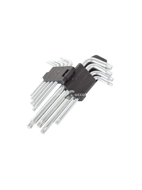 Hatlapkulcsok 1,5-10 9 darabos torx készlet