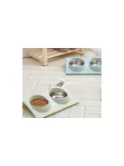 Két tál kutya macska számára fém talppal