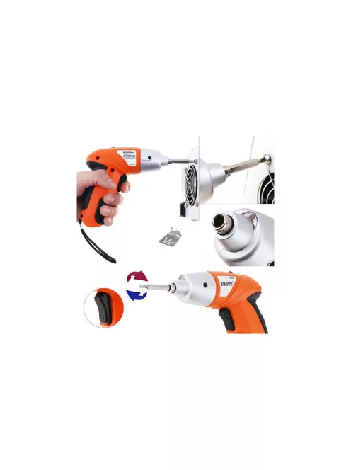 Akkumulátoros csavarhúzó készlet 45 db bit tokkal