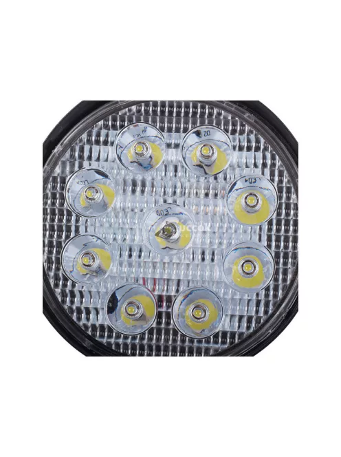 Munkalámpa halogén kör alakú 9 LED 27W keresőfény