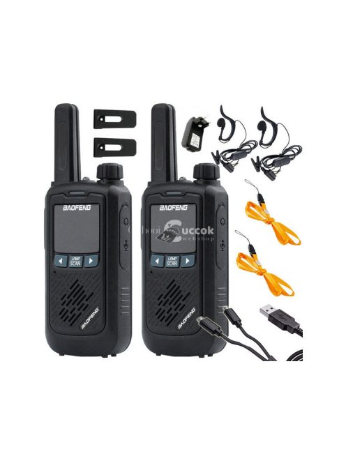 Baofeng BF-T17 rádiókészülék szett 2db - walkie talkie kommunikátor