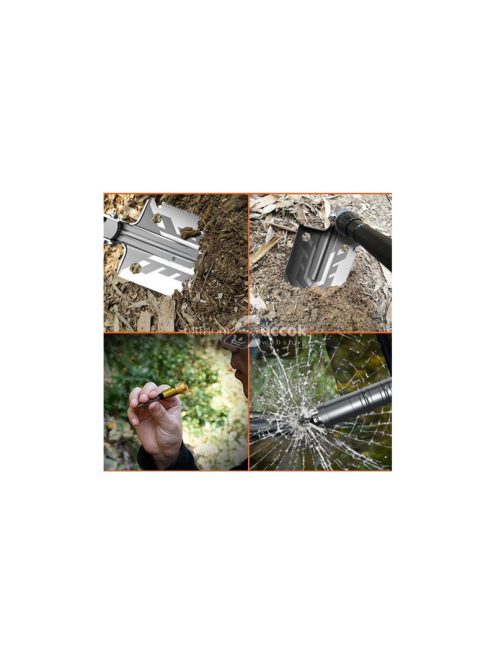 Hajtogatható ásó katonai tok fűrészelő túlélő alapvető eszközök