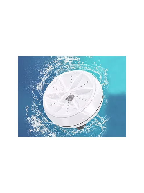 Hordozható mini utazó mosógép - kör alakú mosógép