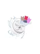 Hordozható mini utazó mosógép - kör alakú mosógép