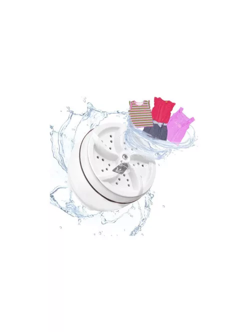 Hordozható mini utazó mosógép - kör alakú mosógép