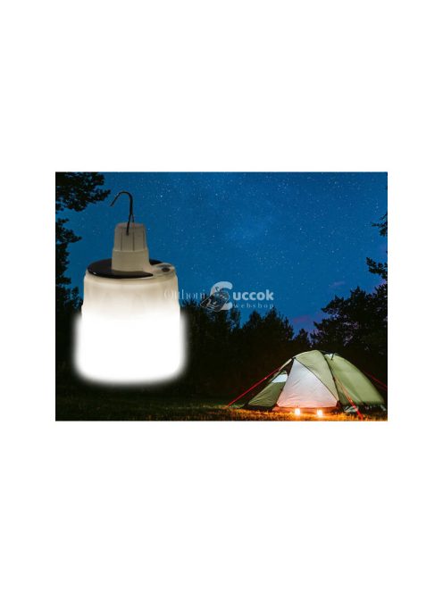 Napelemes túrázó sátor lámpa USB LED-del