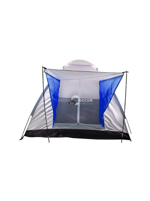 Túrista sátor kempingezéshez 4 személyes - könnyűszerkezetes, könnyen összeszerelhető, praktikus és strapabíró.