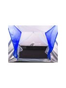 Túrista sátor kempingezéshez 4 személyes - könnyűszerkezetes, könnyen összeszerelhető, praktikus és strapabíró.