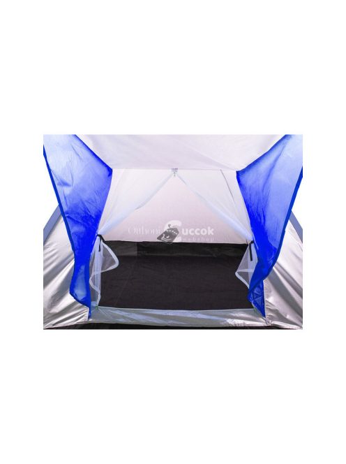 Túrista sátor kempingezéshez 4 személyes - könnyűszerkezetes, könnyen összeszerelhető, praktikus és strapabíró.