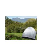 Túrista sátor kempingezéshez 4 személyes - könnyűszerkezetes, könnyen összeszerelhető, praktikus és strapabíró.