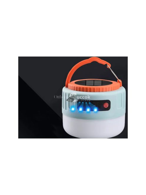 Napelemes túrázó sátor lámpa USB LED-del