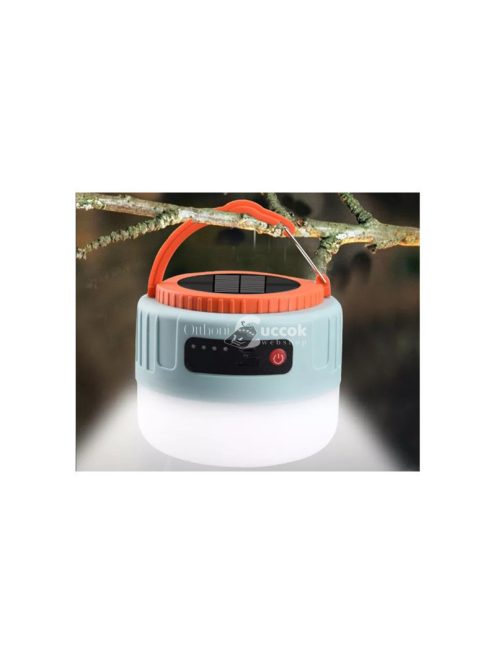 Napelemes túrázó sátor lámpa USB LED-del