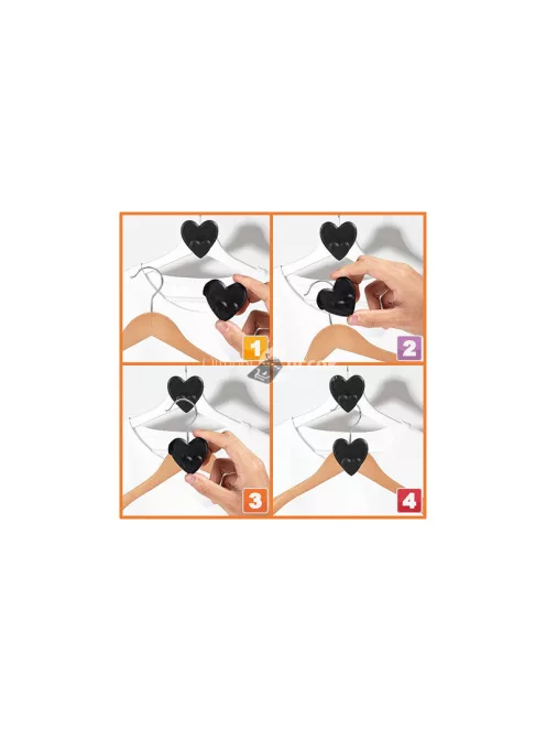 Ruhaakasztó, ruhafogas, ruhatartó szett 12 darabhoz - szervező fogas ruháknak a gardróbban